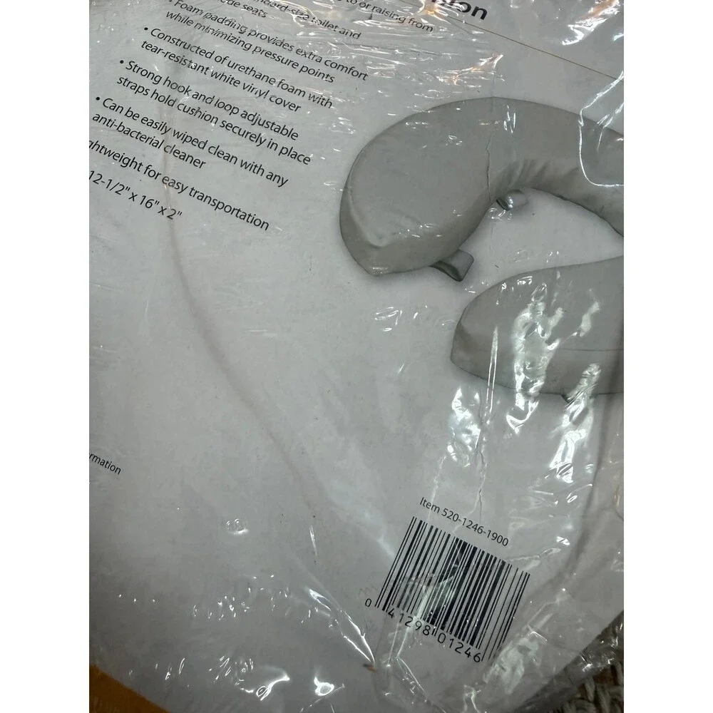 2” Raised Toilet Seat Cushion – Bath & Safety Foam Pad